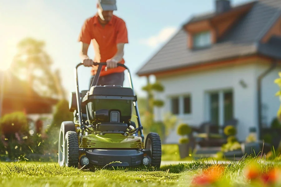 best battery powered push lawn mower